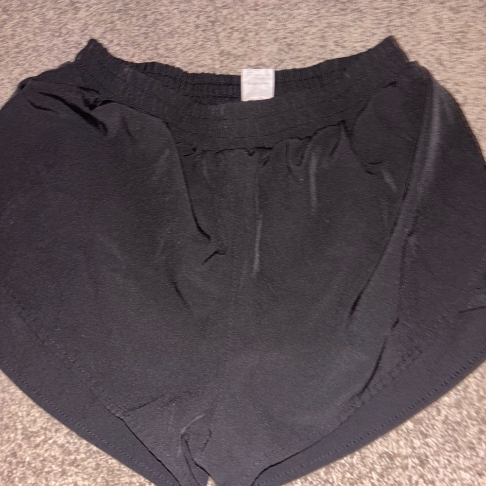 SHEIN Black Elastic Waist Shorts